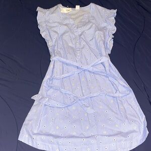 Old Navy Light Blue Floral Dress